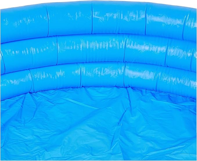 Intex Crystal Blue 5ft Inflatable Kids Pool – Portable Foldable Outdoor Swimming Pool for Toddlers & Children, 3-Ring Design, 87 Gallon (330L) Capacity – Model 58426NP