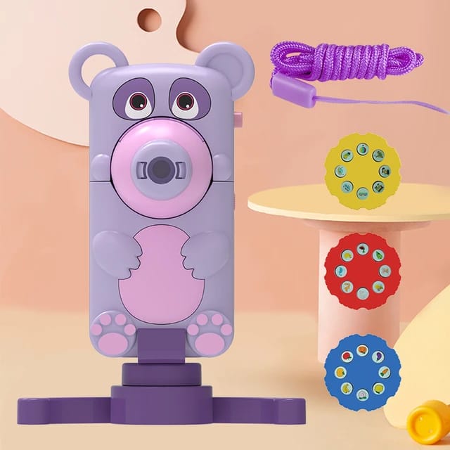 3-in-1 Multifunctional Kids Drawing Table: Projector, Camera, Painting Pad & More