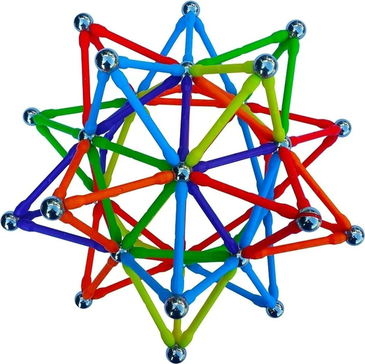 [Pakistan] 82-Piece Magnetic Construction Set - Learn & Play with 3D Puzzles