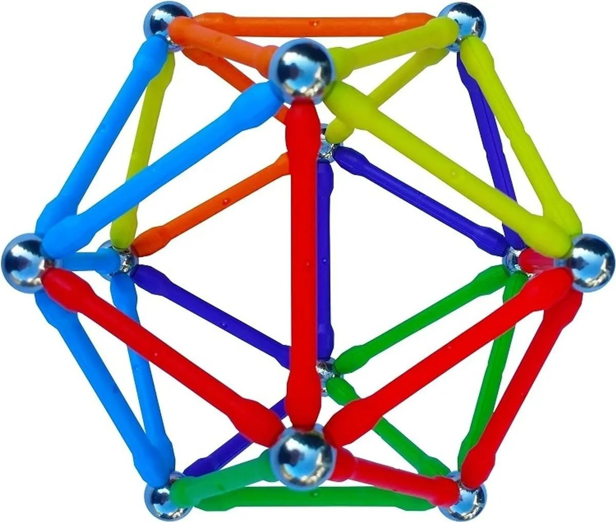 [Pakistan] 82-Piece Magnetic Construction Set - Learn & Play with 3D Puzzles