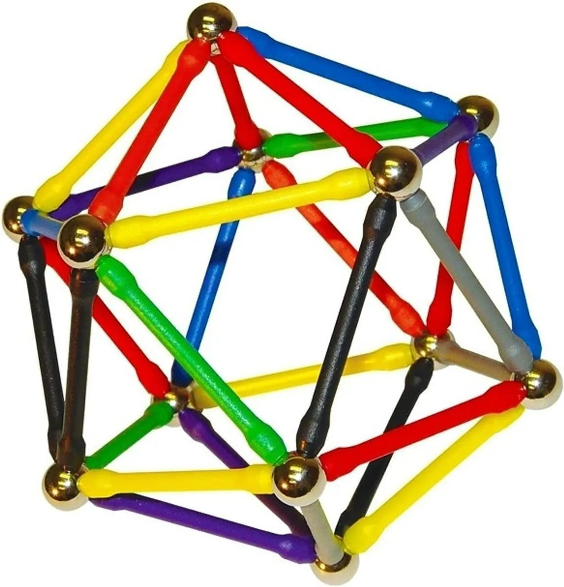 [Pakistan] 82-Piece Magnetic Construction Set - Learn & Play with 3D Puzzles