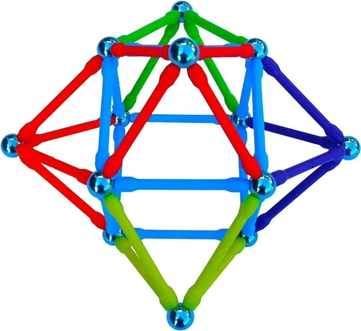 [Pakistan] 82-Piece Magnetic Construction Set - Learn & Play with 3D Puzzles