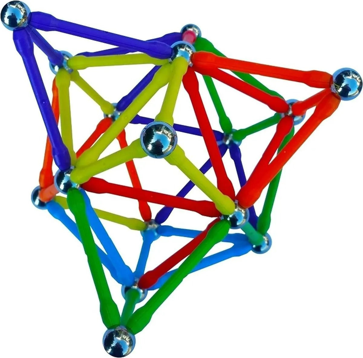 [Pakistan] 82-Piece Magnetic Construction Set - Learn & Play with 3D Puzzles